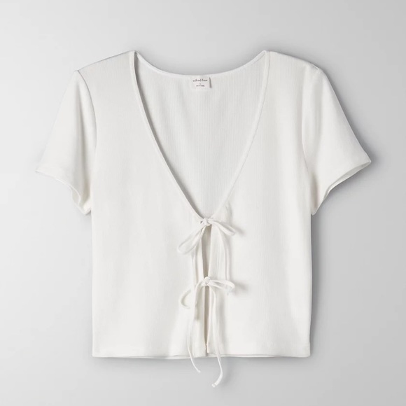 Wilfred Free Only Tie-Front in Magnolia (Light Pink) - Picture 5 of 6